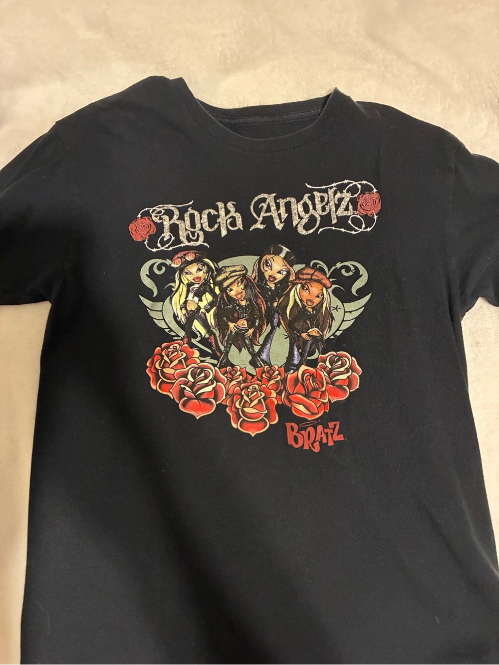 Bratz Rock Angels Black Graphic Tee